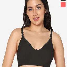 In Care Pack Of 2 Full Coverage All Day Comfort Non Padded Cotton T-shirt Bra-55