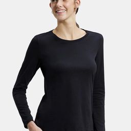 Jockey Cotton Rich Relaxed Fit Solid Round Neck Full Sleeve T-Shirt-image-76