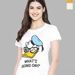 Fabflee Pack Of 3 Donald Duck Printed Cotton T-shirt-image-65