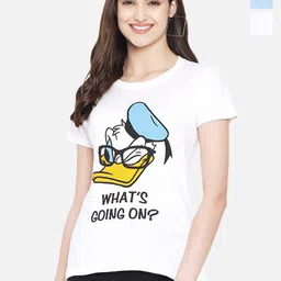Fabflee Pack Of 3 Donald Duck Printed Cotton T-shirt-image-66