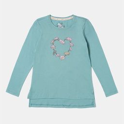 Jockey Girls Super Combed Cotton Printed Regular Fit T-shirt - UG11-image-98
