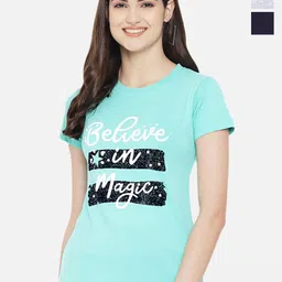 Fabflee Pack Of 3 Typography Printed Cotton T-shirt-picture-33