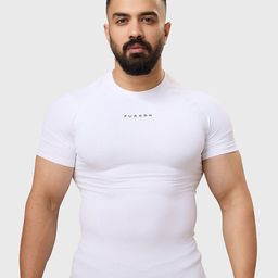 FUAARK Typography Printed Compression T-shirt-image-21