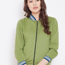 BAESD Stand Collar Fleece Lightweight Bomber Jacket-picture-6