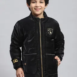 Monte Carlo Boys Mock Collar Long Sleeve Zip Detail Lightweight Padded Jacket-picture-10