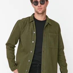 Trendyol Spread Collar Pure Cotton Tailored Jacket-picture-50
