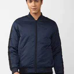Peter England Casuals Mock Collar Bomber Jacket-picture-51