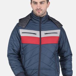 Monte Carlo Men Blue Red Colourblocked Bomber Jacket-77