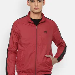 Van Heusen ACADEMY Men Maroon Sporty Jacket-40