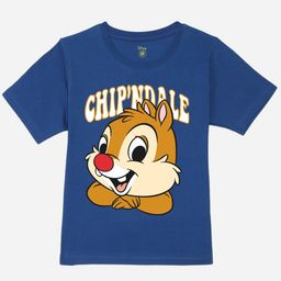 YK Disney Boys Chip N Dale Printed Pure Cotton T-shirt-image-54