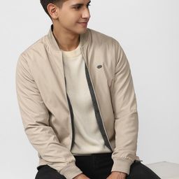 Peter England Casuals Reversible Bomber Jacket-image-37