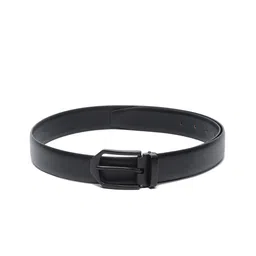 LOUIS STITCH Men Black Leather Formal Belt-image-36