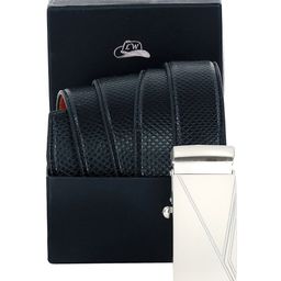 Leather World Men Textured Leather Belt-image-68