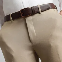 SIMON CARTER LONDON Men Textured Leather Formal Belt-image-54