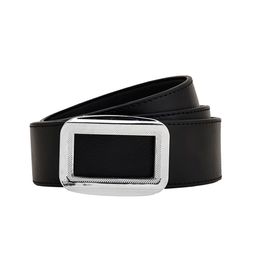 Pacific Gold Men Black Formal Belt-image-91