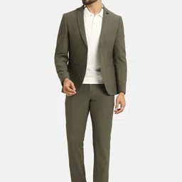 Blackberrys Slim-Fit Single-Breasted Two-Piece Formal Suit-image-59