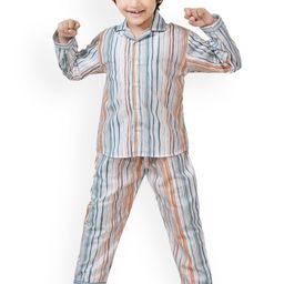 BAESD Boys Striped Pure Cotton Clothing Set-image-29