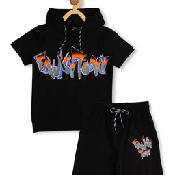 CAVIO Boys Printed T-shirt With Shorts-image-57