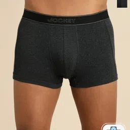 Jockey Pack Of 2 Pure Cotton Short Trunks-picture-35