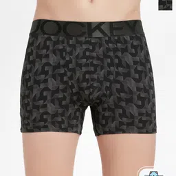 Jockey Men Pack Of 2 Printed Outer Elastic Trunks 9107829-image-62