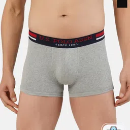 U.S. Polo Assn. Pack Of 2 Pure Cotton Short Trunks-picture-21