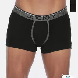 Jockey Men Pack Of 3 Outer Elastic Trunk 11036488-3-picture-5