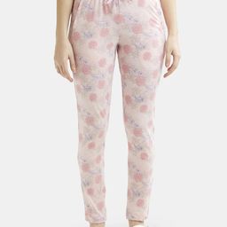 Jockey Women Printed Cotton Relaxed Fit Cuffed Hem Lounge Pant-image-44