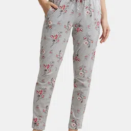 Jockey Cotton Relaxed Fit Printed Lounge Pants with Side Pockets-image-62