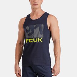 FCUK Printed Cotton Innerwear Vest DAL-01-DRK SP-image-24