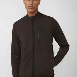 Van Heusen Flex Men Brown Cycling Jacket-picture-22