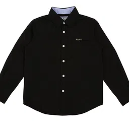 Pepe Jeans Boys Black Casual Long Sleeves Poplin Shirt-image-40