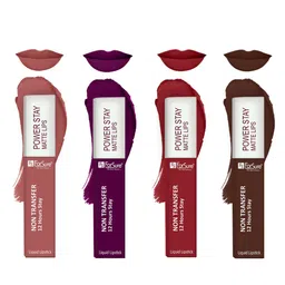 ForSure Set Of 4 Power Stay Matte Non-Transfer Waterproof Liquid Lipstick - 5ml Each-18
