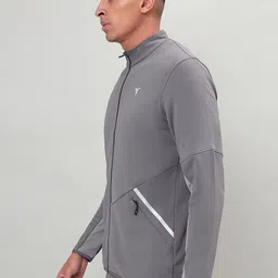 Technosport Stand Collar Lightweight Antimicrobial Sporty Jacket-image-36