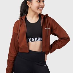 FUAARK Lightweight Antimicrobial Oversized Cropped Sporty Jacket-image-53