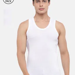 Dollar Bigboss Men Pack of 3 Solid Cotton Vests-image-67