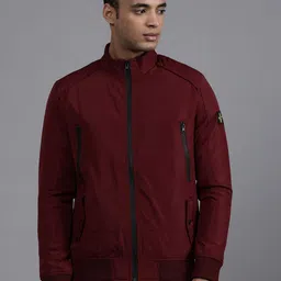 WROGN Mock Collar Long Sleeve Bomber Jacket-image-5