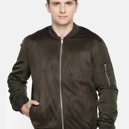 Celio  Mock Collar Zip Detail Cotton Bomber Jacket-picture-21