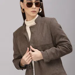 Gipsy Mandarin Collar Lightweight Tailored Jacket-54