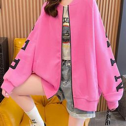 StyleCast Typography Printed Longline Open Front Jacket-9