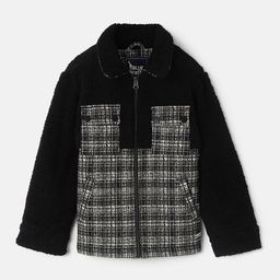 Blue Giraffe Boys Checked Tailored Jacket-image-93