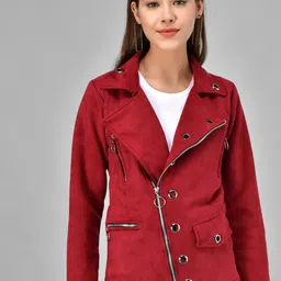 BAESD Lapel Collar Tailored Jacket With Studded-4