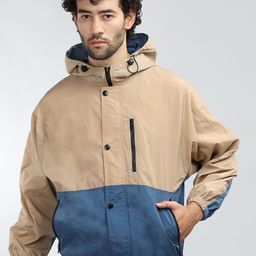 CHKOKKO Colourblocked Windcheater Dry Fit Outdoor Tailored  Jacket-image-99