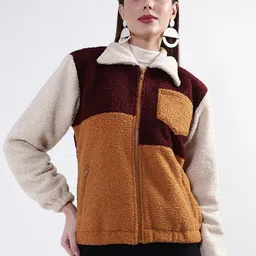 ELLE Colourblocked Tailored Jacket-49