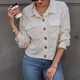 Stylecast X KPOP Women Crop Spread Collar Tailored Jacket-image-6