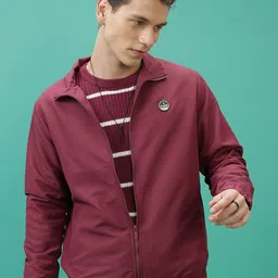 HIGHLANDER Mock Collar Bomber Jacket-image-39