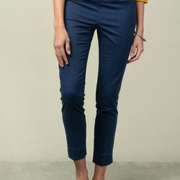 Fabindia Women Slim Fit Formal Trousers-image-53