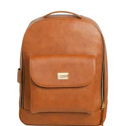 RASHKI Unisex Textured Backpack with USB Charging Port-19