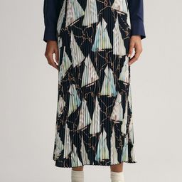 GANT Sailing Printed Accordion Pleated Skirt-image-13