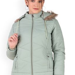 BARSTOW Hooded Faux Fur Trim Detailed Rapid-Dry Lightweight Puffer Jacket-picture-18