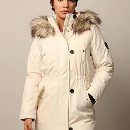 ONLY Women Hooded Solid Casual Parka Jacket-image-57
